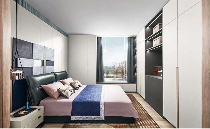 خزانة غرفة نوم بيضاء مطفي مخصصة حديثة خزانة غرفة نوم بيضاء مطفي مخصصة حديثة