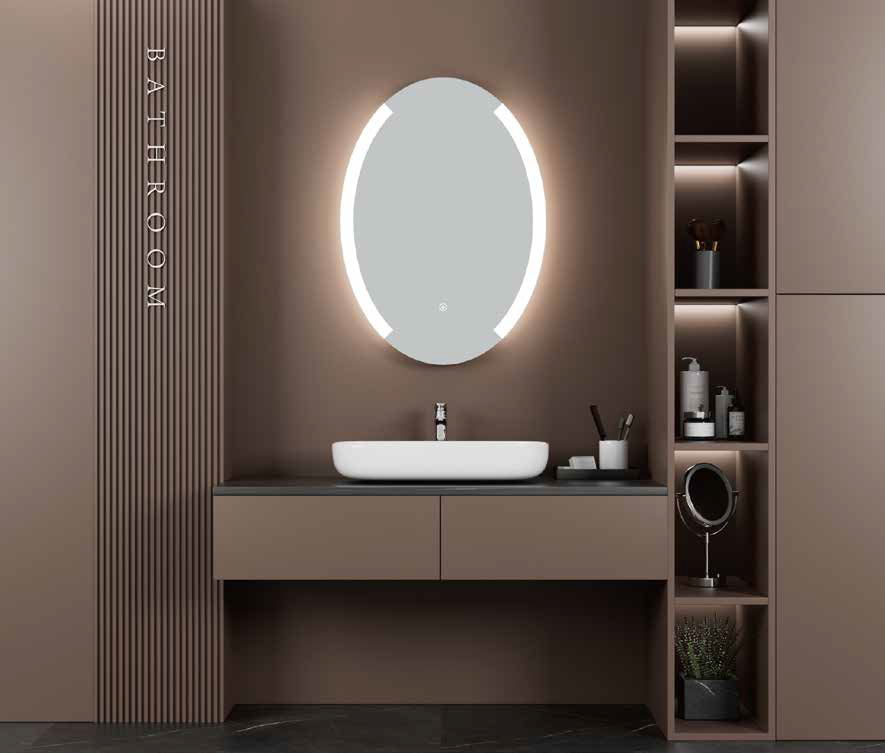LED Frameless Oval Bathroom Mirrors LED Frameless Oval Bathroom Mirrors