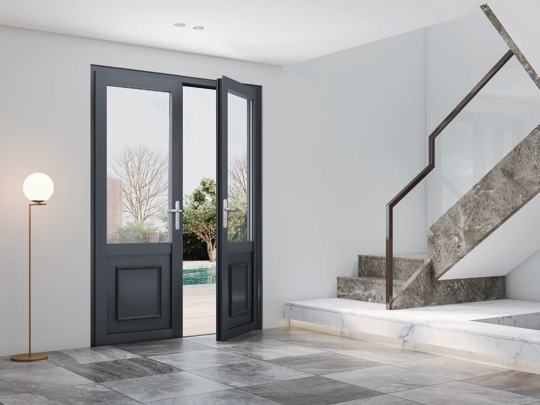 65 Aluminum Swinging Door 65 Aluminum Swinging Door