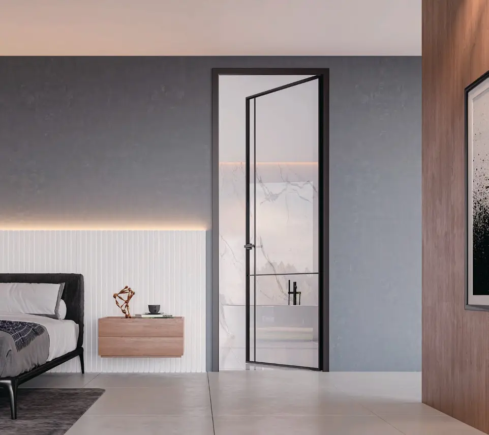 70J Ultra Narrow Frame Swinging Aluminum Glass Door