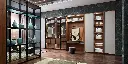 Modern Melamine Hinged Built-in Wardrobe OBW21-011