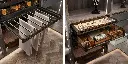 Italian Gary Walk in Closet with Folding Door OBW21-003