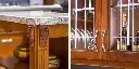 Solid Wood Kitchen Cabinets with Island OBK21-029