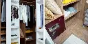 Wooden Walk In Closet in Melamine Finish OBW21-010