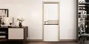 Simple Design PVC Wooden Interior Door OBD21-012