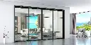 Bathroom and Kitchen Door with Glass OBD21-010