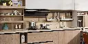 Simple Kitchen Units One Wall Cabinets OBK21-019