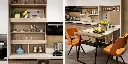 Simple Kitchen Units One Wall Cabinets OBK21-019