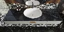 Modern Floating Vanity in Textured Melamine Finish OBV23-M01