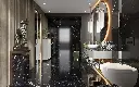 Modern Floating Vanity in Textured Melamine Finish OBV23-M01