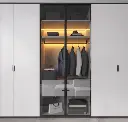 Modern White Minimalist Wardrobe Design OBW23-L06
