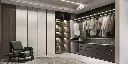 Modern Corner L Shape Wardrobe Design OBW22-PVC02