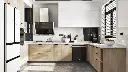 Small Kitchen Units in U Shape OBK22-001