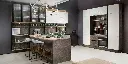 مزيج الألوان خزائن المطبخ الحديثة OBK21-014