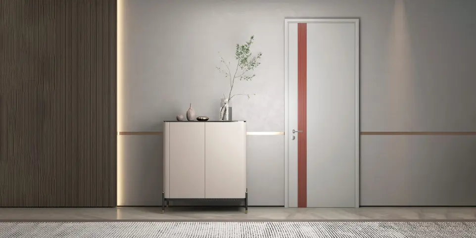 باب داخلي مطلي بالورنيش ذو تركيبة ملونة OBD22-L01