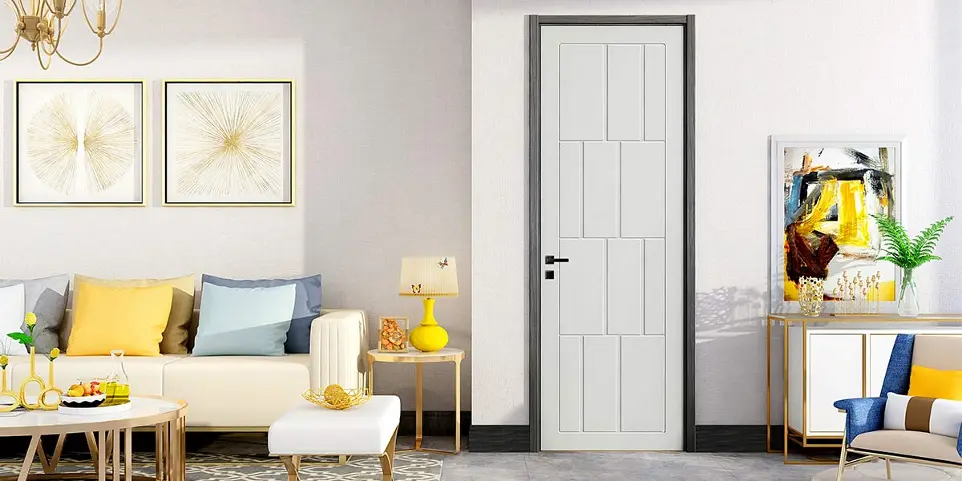 Modern White Lacquer Wood Single Door OBD21-011