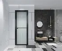 Bathroom and Kitchen Door with Glass OBD21-010