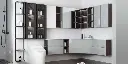 L-shaped Bathroom Vanity PLWY20098
