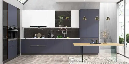 [PLCC20017] Modern Lacquer Kitchen Cabinet PLCC20017