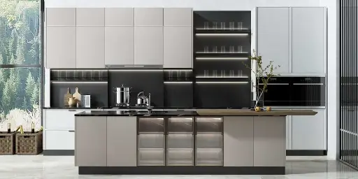 [BLCC20019] Modern Parallel Kitchen Cabinets BLCC20019