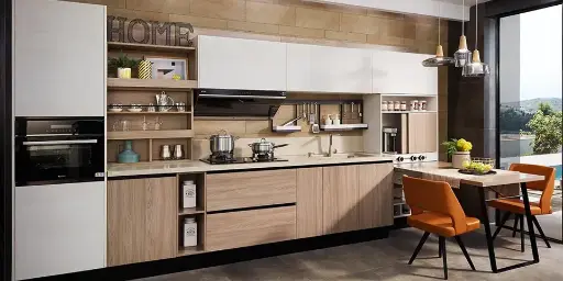 [OBK21-019] Simple Kitchen Units One Wall Cabinets OBK21-019