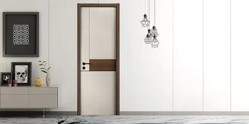 [OBD21-012] Simple Design PVC Wooden Interior Door OBD21-012