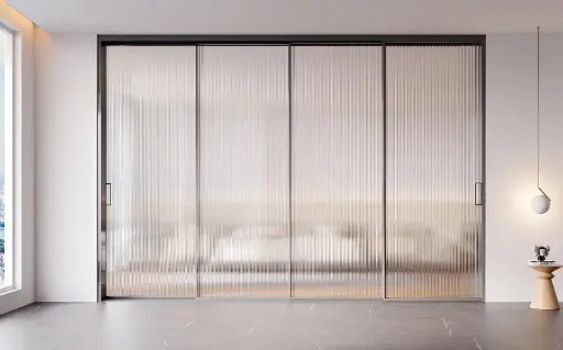 [ESD235J] Internal Sliding Door with Frosted Glass ESD235J