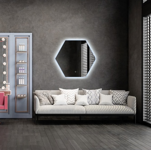 LED Polygonal Frameless Mirrors
