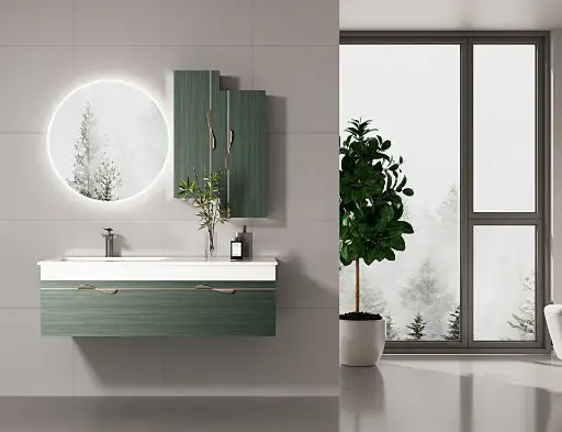 [PLWY23031] SPRING WHISPERS Bathroom Vanity PLWY23031