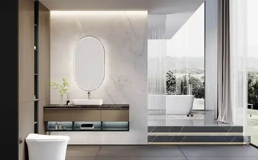 [BLWY23004] Modern Bathroom Vanity with Toilet Cabinets BLWY23004