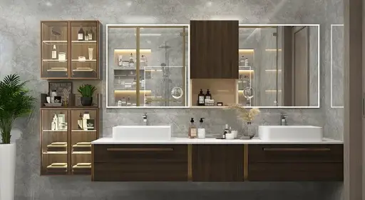 [OBV22-SW] Double Bathroom Vanity with Sink OBV22-SW
